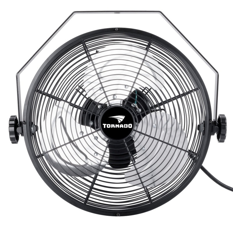 Tornado 12" High Velocity Metal Wall Fan - 1650 CFM - ETL