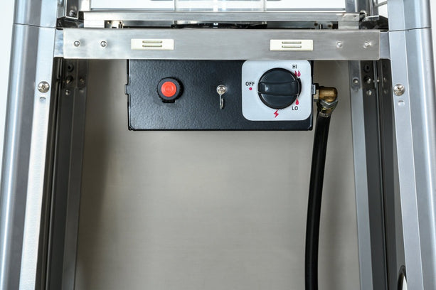 Sonoran 40,000 BTU Premium Pyramid Stainless Steel Propane Gas Patio Heater