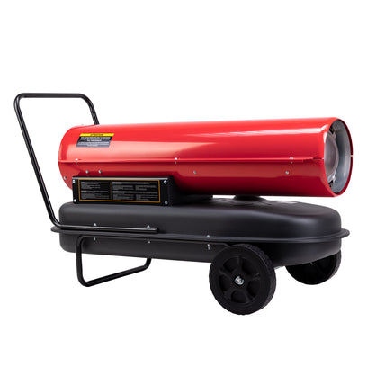 HEXAGO 175,000 BTU Industrial Kerosene Diesel Forced Air Heater, Thermostat , CSA Listed, RED