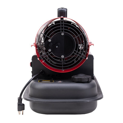 HEXAGO 75,000 BTU Industrial Kerosene Diesel Forced Air Heater, Thermostat , CSA Listed, RED