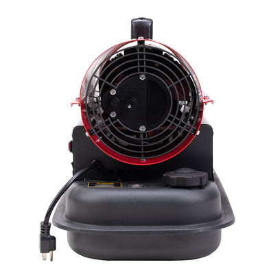 HEXAGO 50,000 BTU Industrial Kerosene Diesel Forced Air Heater, Thermostat , CSA Listed, RED