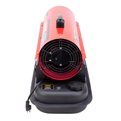 HEXAGO 75,000 BTU Industrial Kerosene Diesel Forced Air Heater, Thermostat , CSA Listed, RED