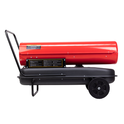 HEXAGO 210,000 BTU Industrial Kerosene Diesel Forced Air Heater, Thermostat , CSA Listed, RED