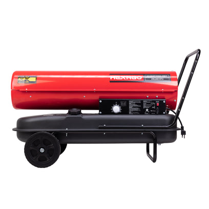 HEXAGO 210,000 BTU Industrial Kerosene Diesel Forced Air Heater, Thermostat , CSA Listed, RED