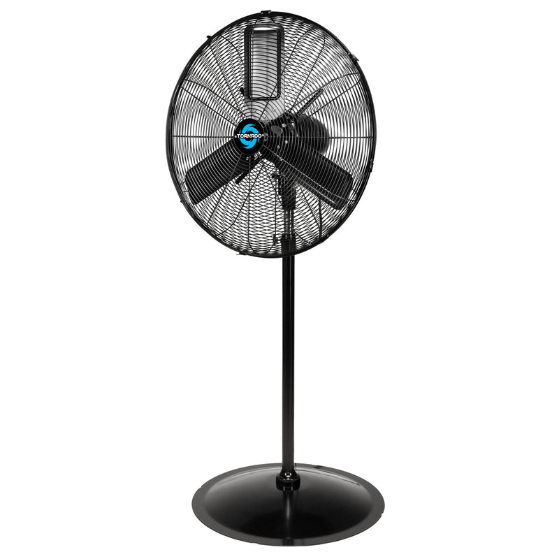 Tornado 24" Outdoor Rated IPX4 Water Resistant Metal Oscillating Pedestal Fan - 7600 CFM - UL