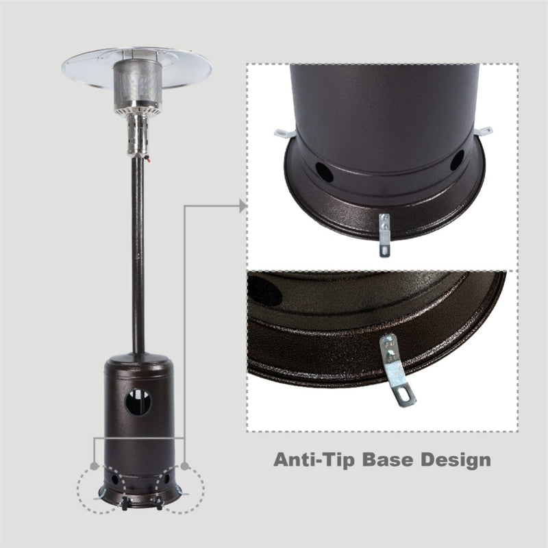 Big Sur 47,000 BTU Traditional Propane Gas Patio Heater